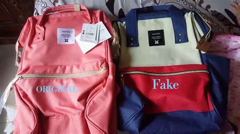 original vs fake anello bag|anello backpack genuine.